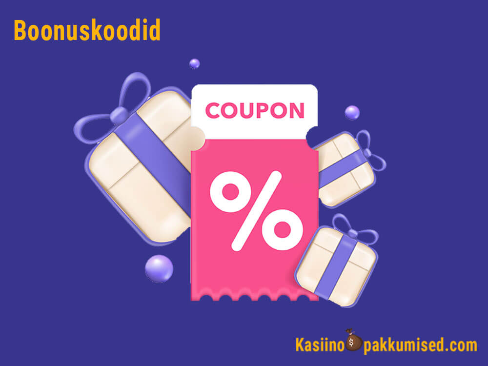 Kasiino boonuskoodid Eestis